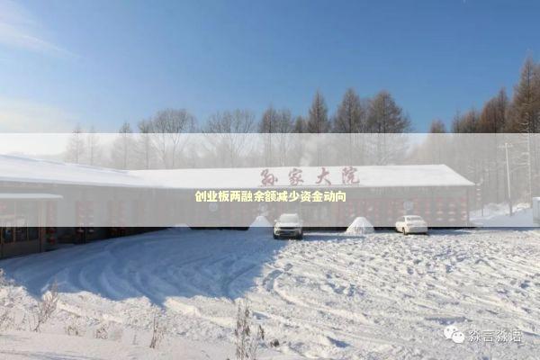 创业板两融余额减少资金动向