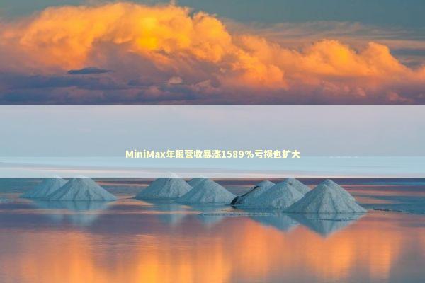 MiniMax年报营收暴涨1589%亏损也扩大 新闻